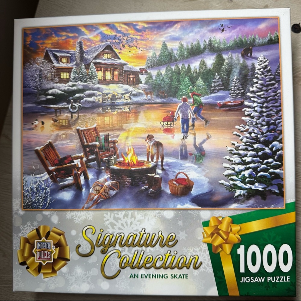 Signature Collection Jigsaw Puzzle - An Evening Skate 1000 pieces